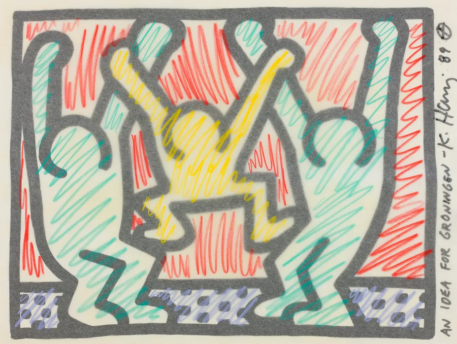 Keith Haring, An idea for Groningen, 1989, Collection Groninger Museum