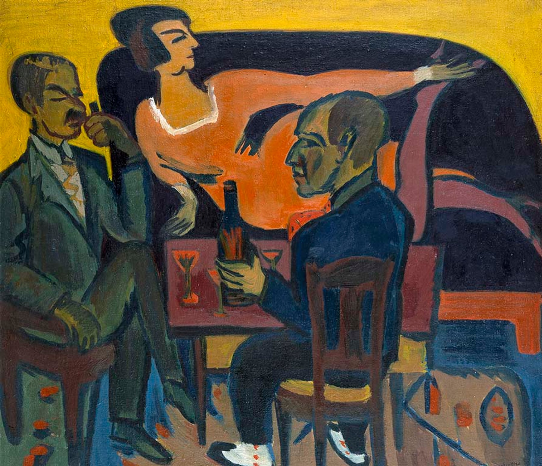 Jan Wiegers, Interieur Bohémien, 1925